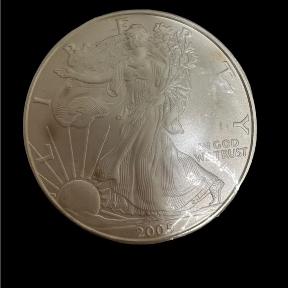 2005 American Silver Eagle 1 Troy oz. .999 Fine Silver Dollar Coin Uncirculated - Picture 6 of 12